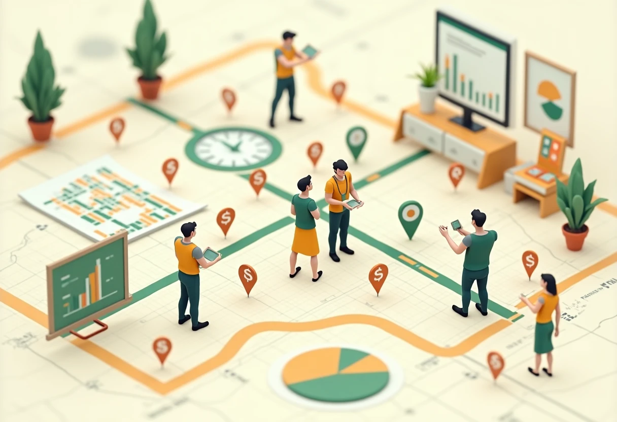 Carte des opportunités d'emploi administratives