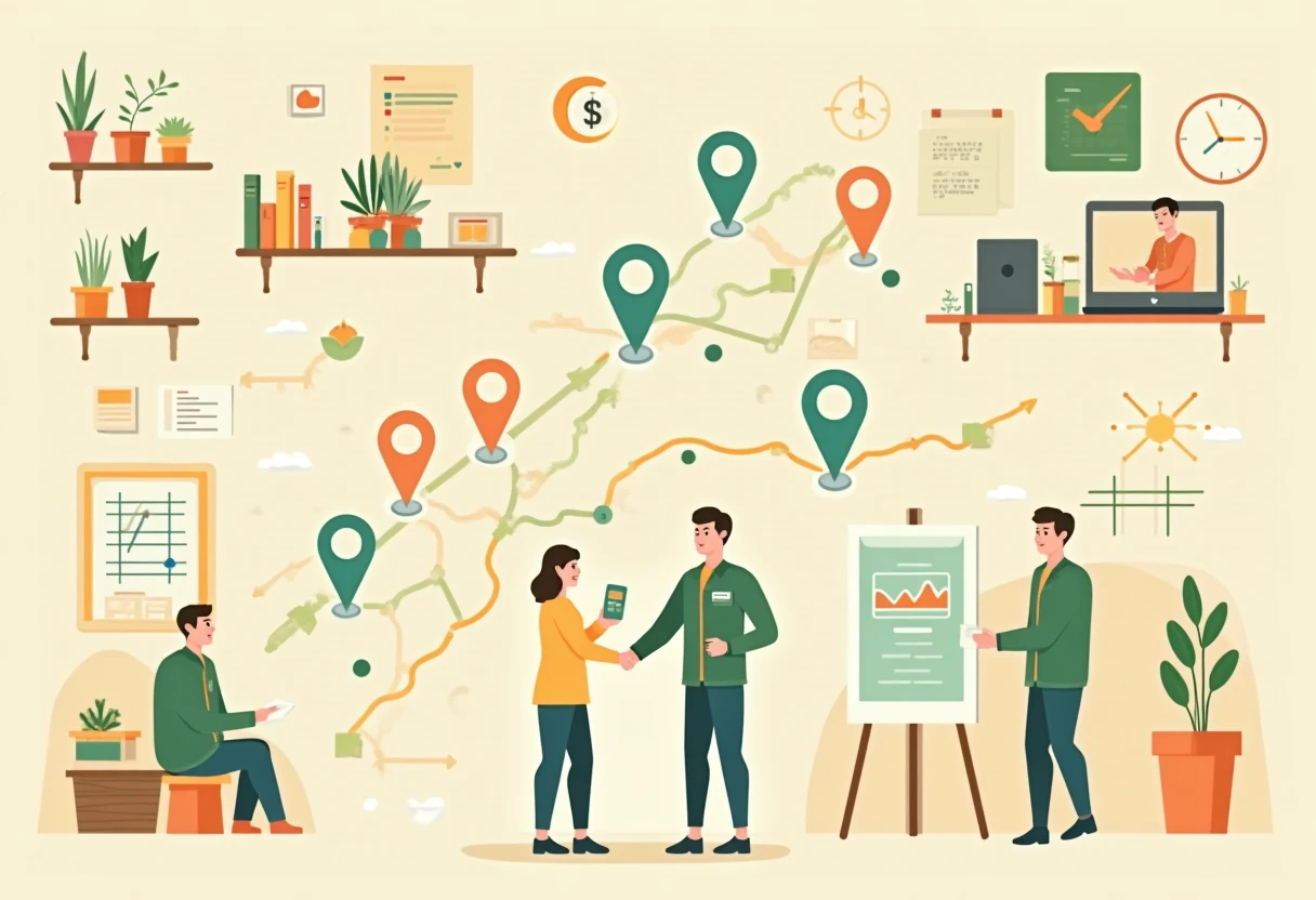 Carte d'opportunités d'emploi à Limoges