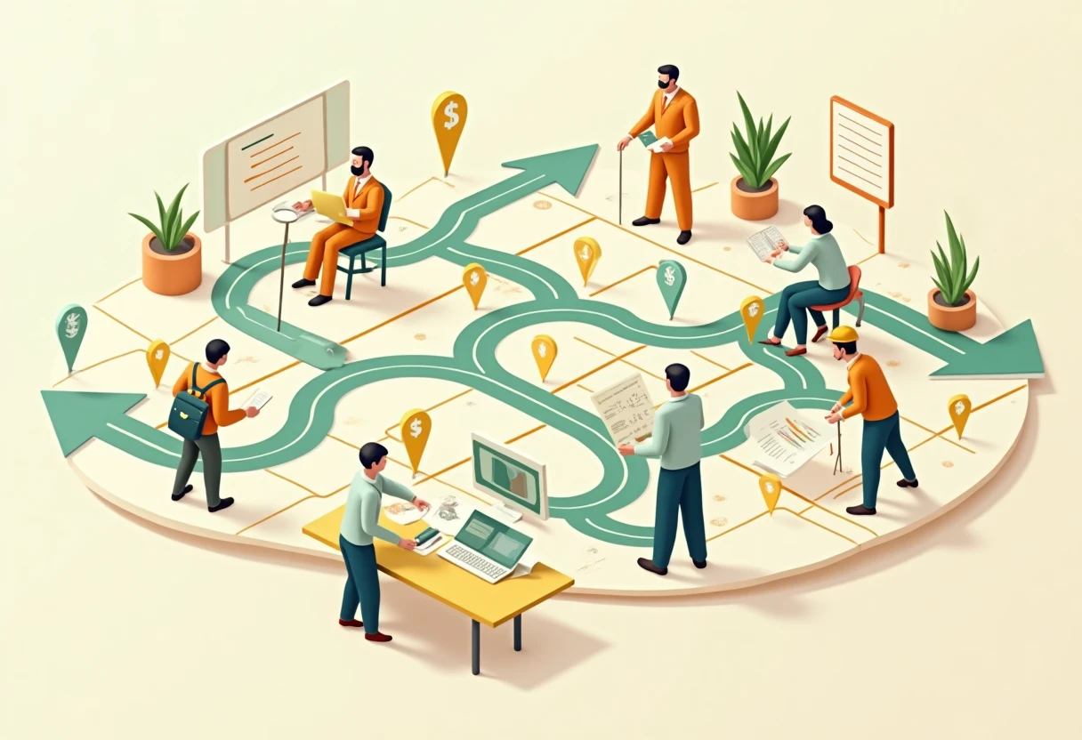 Career path stability illustration