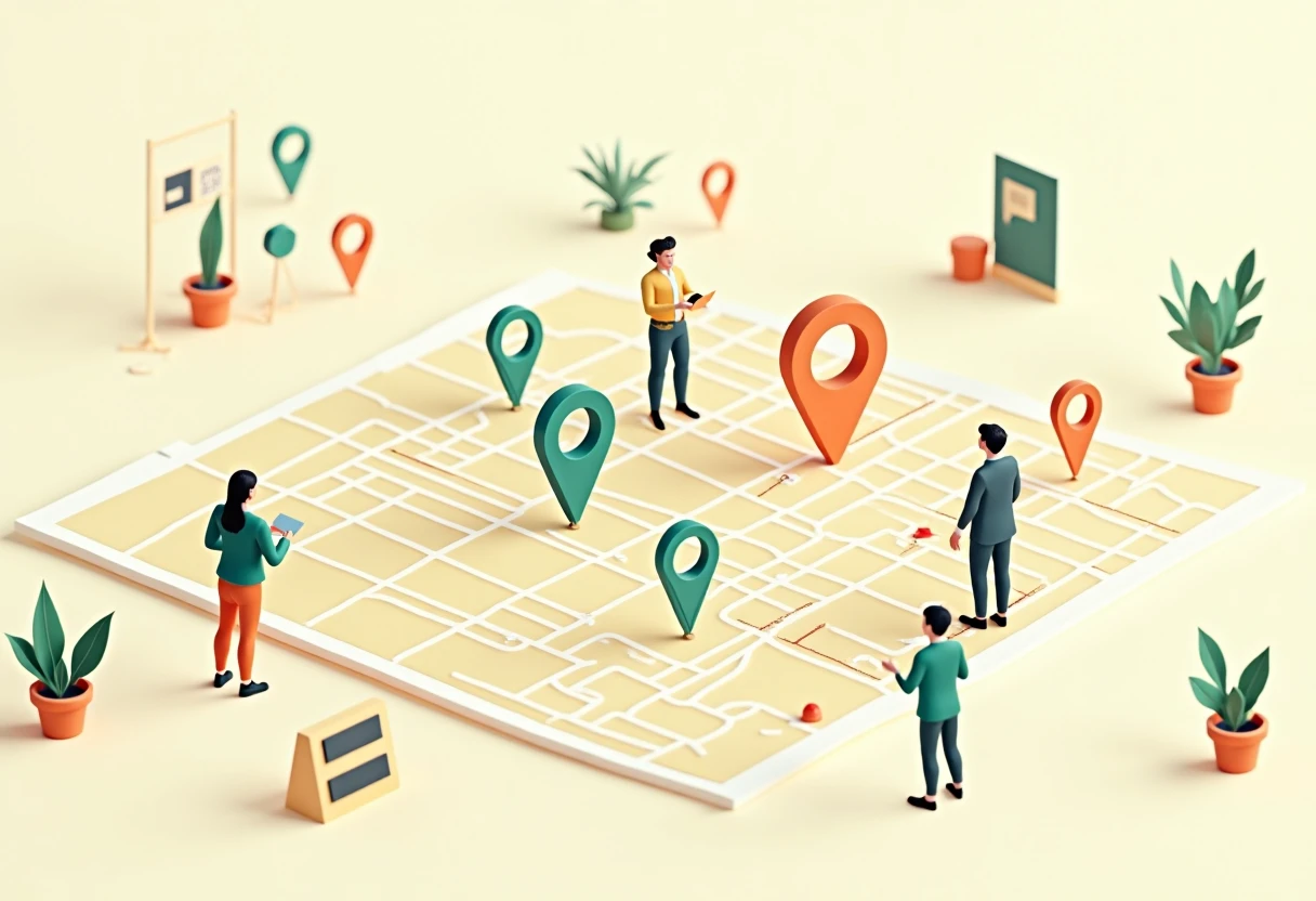 Navigating job opportunities map