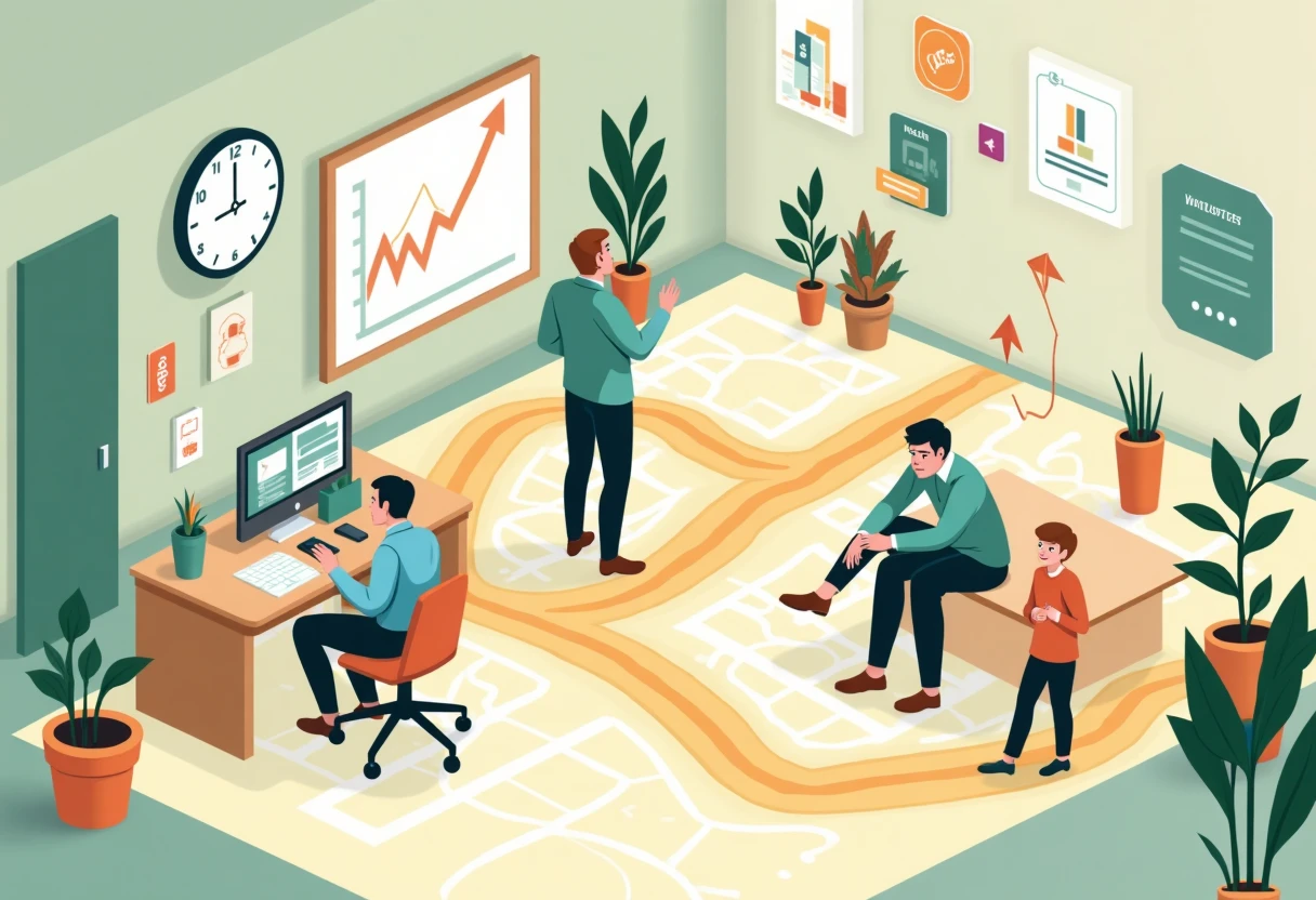 Ambiente di lavoro aperto e accogliente