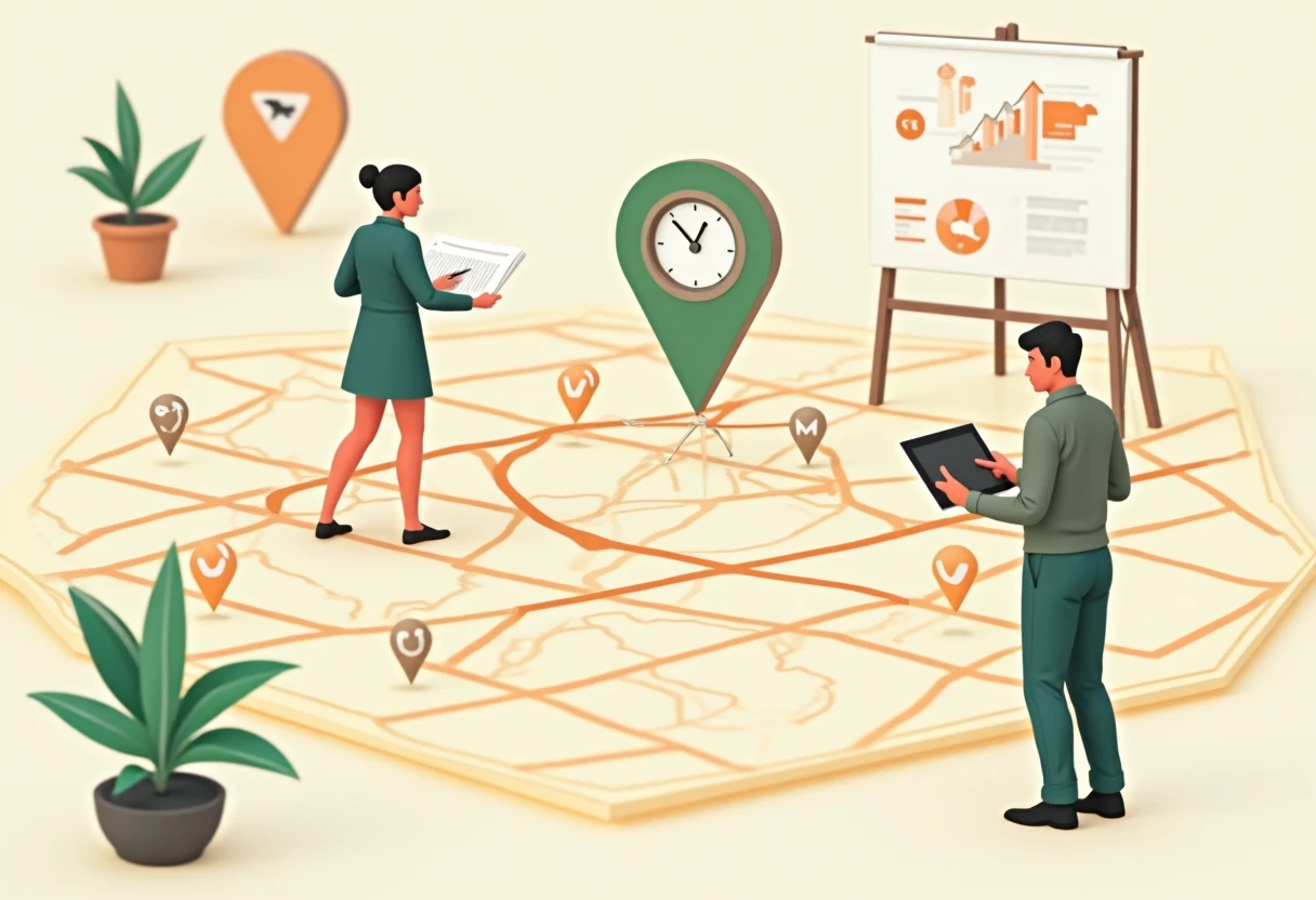 Carte des opportunités d'emploi en construction