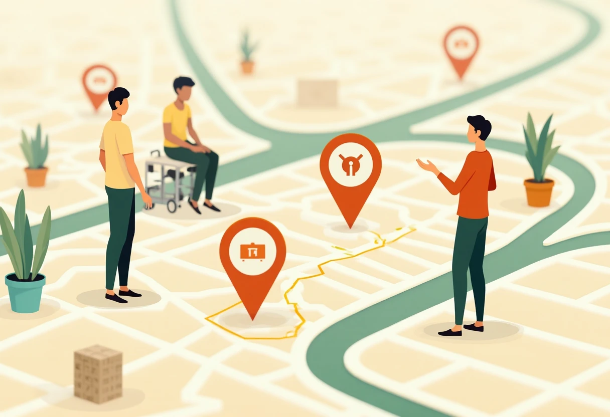 Map of retail job opportunities in Denmark